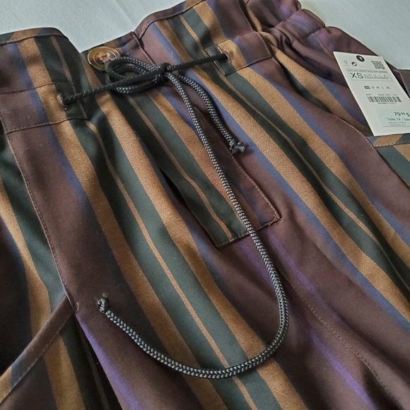 ZARA Striped Print Pants - Picture 11 of 13